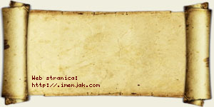 Jovana Stevanović vizit kartica